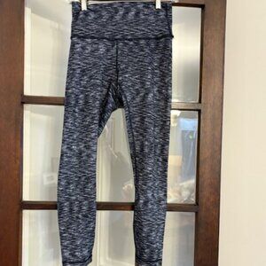lululemon athletica Wunder Under Leggings Black/White, Size 6